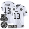 San Francisco 49ers Brock Purdy 'Fog City Gothic Edition' 5x Champions Patch Vapor Limited Jersey - All Stitched - White