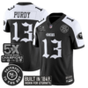 San Francisco 49ers Brock Purdy 'Fog City Gothic Edition' 5x Champions Patch Vapor Limited Jersey - All Stitched - Alternate