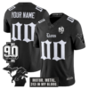 Detroit Lions 'Gothic Motor Grit Edition' 90th Season Patch Vapor Limited Custom Jersey - All Stitched - Black