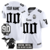 Detroit Lions 'Gothic Motor Grit Edition' 90th Season Patch Vapor Limited Custom Jersey - All Stitched - White