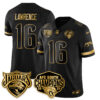 Jacksonville Jaguars Trevor Lawrence AFC South Division Champions Vapor Limited Gold Jersey - All Stitched - Black Gold