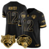 Jacksonville Jaguars Travis Hunter AFC South Division Champions Vapor Limited Gold Jersey - All Stitched - Black Gold