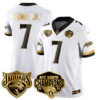 Jacksonville Jaguars Brian Thomas Jr. AFC South Division Champions Vapor Limited Gold Jersey - All Stitched - White Gold