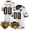 Jacksonville Jaguars AFC South Division Champions Vapor Limited Gold Custom Jersey - All Stitched - White Gold