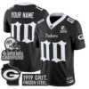 Green Bay Packers 'Gothic Frozen Tundra Edition' 4x Champions Patch Vapor Limited Custom Jersey - All Stitched - Black