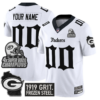 Green Bay Packers 'Gothic Frozen Tundra Edition' 4x Champions Patch Vapor Limited Custom Jersey - All Stitched - White