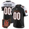 Cincinnati Bengals Who Dey Patch Vapor Limited Custom Jersey - All Stitched - Alternate