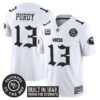 San Francisco 49ers Brock Purdy 'Fog City Gothic Edition' Vapor Limited Jersey - All Stitched - White
