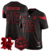 Houston Texans Screwston 713 'Stranger Things Edition' Vapor Limited Jersey - All Stitched - Black Limited