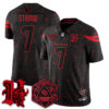 Houston Texans C.J. Stroud 'Stranger Things Edition' Vapor Limited Jersey - All Stitched - Black Limited