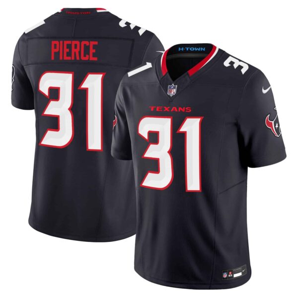 Houston Texans Dameon Pierce 2024 Vapor Limited Jersey - All Stitched - Navy