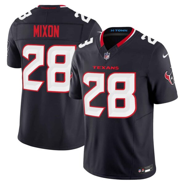 Houston Texans Joe Mixon 2024 Vapor Limited Jersey - All Stitched - Navy