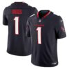 Houston Texans Stefon Diggs 2024 Vapor Limited Jersey - All Stitched - Navy