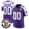 Minnesota Vikings Est. 1961 Patch 2024 Vapor Limited Custom Jersey - All Stitched - Purple Alternate