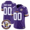 Minnesota Vikings Est. 1961 Patch 2024 Vapor Limited Custom Jersey - All Stitched - Purple