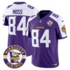 Minnesota Vikings Randy Moss Est. 1961 Patch 2024 Vapor Limited Jersey - All Stitched - Purple Alternate