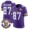 Minnesota Vikings T.J. Hockenson Est. 1961 Patch 2024 Vapor Limited Jersey - All Stitched - Purple