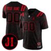 Indianapolis Colts 'Stranger Things Edition' Jim Irsay Patch Vapor Limited Custom Jersey - All Stitched - Black Limited