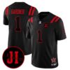 Indianapolis Colts Sauce Gardner 'Stranger Things Edition' Jim Irsay Patch Vapor Limited Jersey - All Stitched - Black