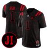 Indianapolis Colts Jim Irsay 'Stranger Things Edition' Jim Irsay Patch Vapor Limited Jersey - All Stitched - Black Limited