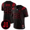 Indianapolis Colts Jonathan Taylor 'Stranger Things Edition' Jim Irsay Patch Vapor Limited Jersey - All Stitched - Black Limited