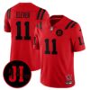 Indianapolis Colts #11 Eleven 'Stranger Things Edition' Jim Irsay Patch Vapor Limited Jersey - All Stitched - Red