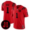 Indianapolis Colts Jim Irsay 'Stranger Things Edition' Jim Irsay Patch Vapor Limited Jersey - All Stitched - Red