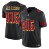 San Francisco 49ers Gold Blooded 415 2025 “Rivalries” Vapor Limited Jersey - All Stitched - Black Rivalries