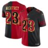 San Francisco 49ers Christian McCaffrey 2025 “Rivalries” Vapor Limited Jersey - All Stitched - Split