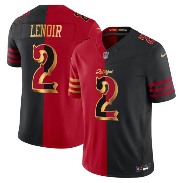 San Francisco 49ers Deommodore Lenoir 2025 “Rivalries” Vapor Limited Jersey - All Stitched - Split