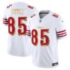 San Francisco 49ers George Kittle 2025 “Rivalries” Vapor Limited Jersey - All Stitched - White Gold