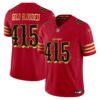 San Francisco 49ers Gold Blooded 415 2025 “Rivalries” Vapor Limited Jersey - All Stitched - Red Gold