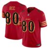 San Francisco 49ers Jerry Rice 2025 “Rivalries” Vapor Limited Jersey - All Stitched - Red Gold