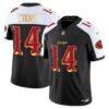 San Francisco 49ers Mike Evans 2025 “Rivalries” Vapor Limited Jersey - All Stitched - Black Alternate