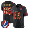 San Francisco 49ers 1965 Deadhead Grateful Dead Rivalries Edition Vapor Limited Jersey - All Stitched - Black Gold