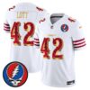 San Francisco 49ers Ronnie Lott Grateful Dead Rivalries Edition Vapor Limited Jersey - All Stitched - White Gold
