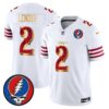 San Francisco 49ers Deommodore Lenoir Grateful Dead Rivalries Edition Vapor Limited Jersey - All Stitched - White Gold