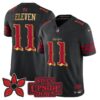 San Francisco 49ers #11 Eleven 'Stranger Things Edition' Vapor Limited Jersey - All Stitched - Black Rivalries
