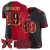 San Francisco 49ers Gold Blooded 415 'Stranger Things Edition' Vapor Limited Jersey - All Stitched - Split