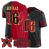 San Francisco 49ers Joe Montana 'Stranger Things Edition' Vapor Limited Jersey - All Stitched - Split