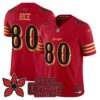 San Francisco 49ers Jerry Rice 'Stranger Things Edition' Vapor Limited Jersey - All Stitched - Red Gold