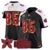 San Francisco 49ers George Kittle 'Stranger Things Edition' Vapor Limited Jersey - All Stitched - Black Alternate