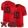 Denver Broncos Bo Nix Stranger Things Edition Throwback Vapor Limited Jersey - All Stitched - Red