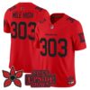 Denver Broncos Mile High 303 Stranger Things Edition Throwback Vapor Limited Jersey - All Stitched - Red