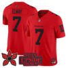 Denver Broncos John Elway Stranger Things Edition Throwback Vapor Limited Jersey - All Stitched - Red
