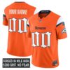Denver Broncos 'Gothic Mile High Shadows Edition' Vapor Limited Custom Jersey - All Stitched - Orange