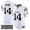 Denver Broncos Courtland Sutton Gothic Mile High Shadows Edition Vapor Limited Jersey - All Stitched - White