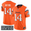 Denver Broncos Courtland Sutton Gothic Mile High Shadows Edition Vapor Limited Jersey - All Stitched - Orange