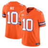 Denver Broncos Bo Nix 1977 Throwback Vapor Limited Jersey - All Stitched - Orange
