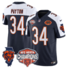 Chicago Bears Walter Payton 2025 NFC North Champions Patch Vapor Limited Jersey - All Stitched - Navy Alternate